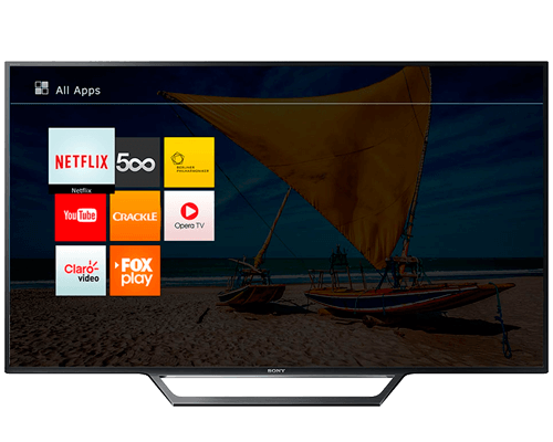 Smart TV LED 48 Sony KDL-48W655D Full HD, Wi-Fi, 2 USB, 2 HDMI, Motinflow 240 e X-Reality PRO