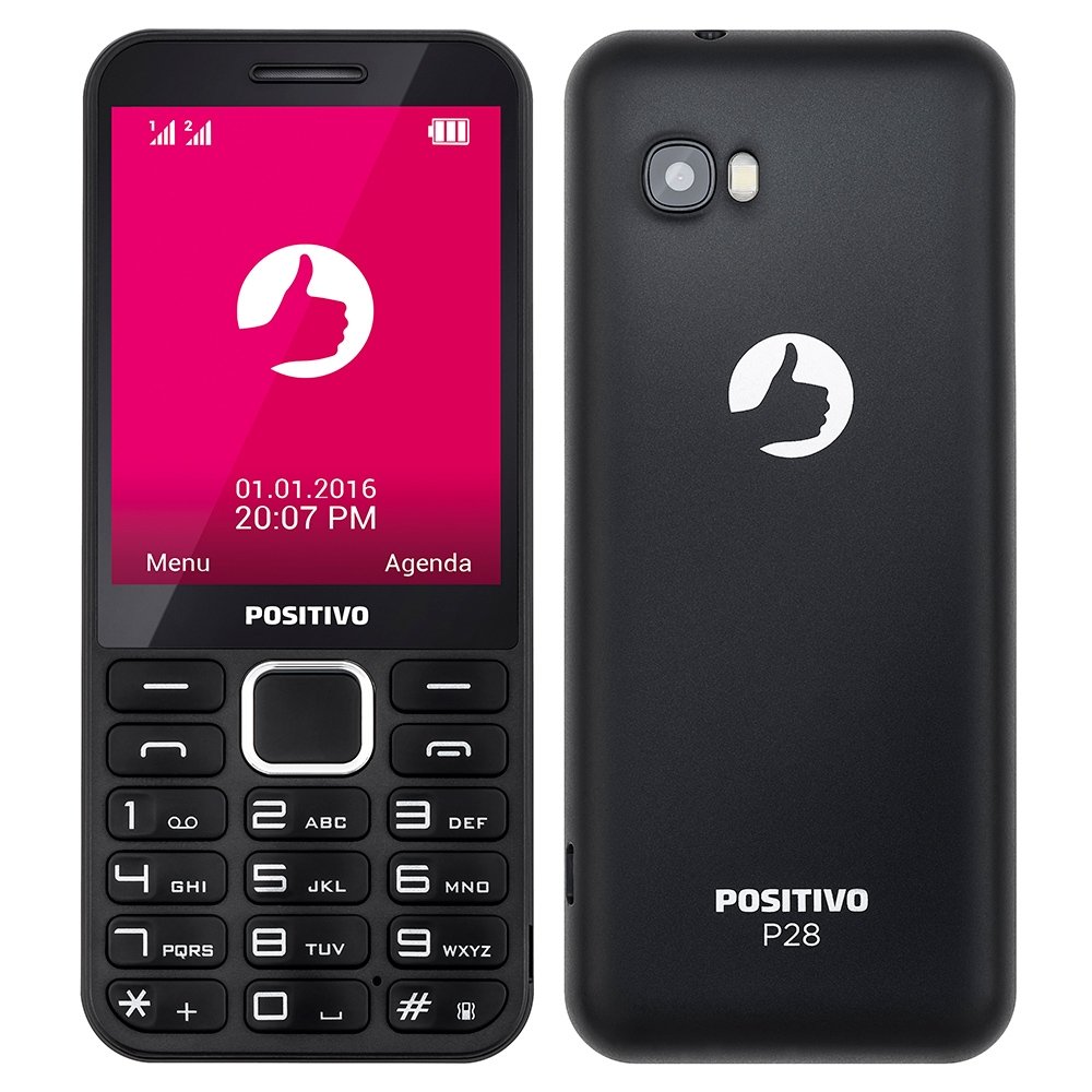 Positivo P28 32mb Preto – Dual Chip