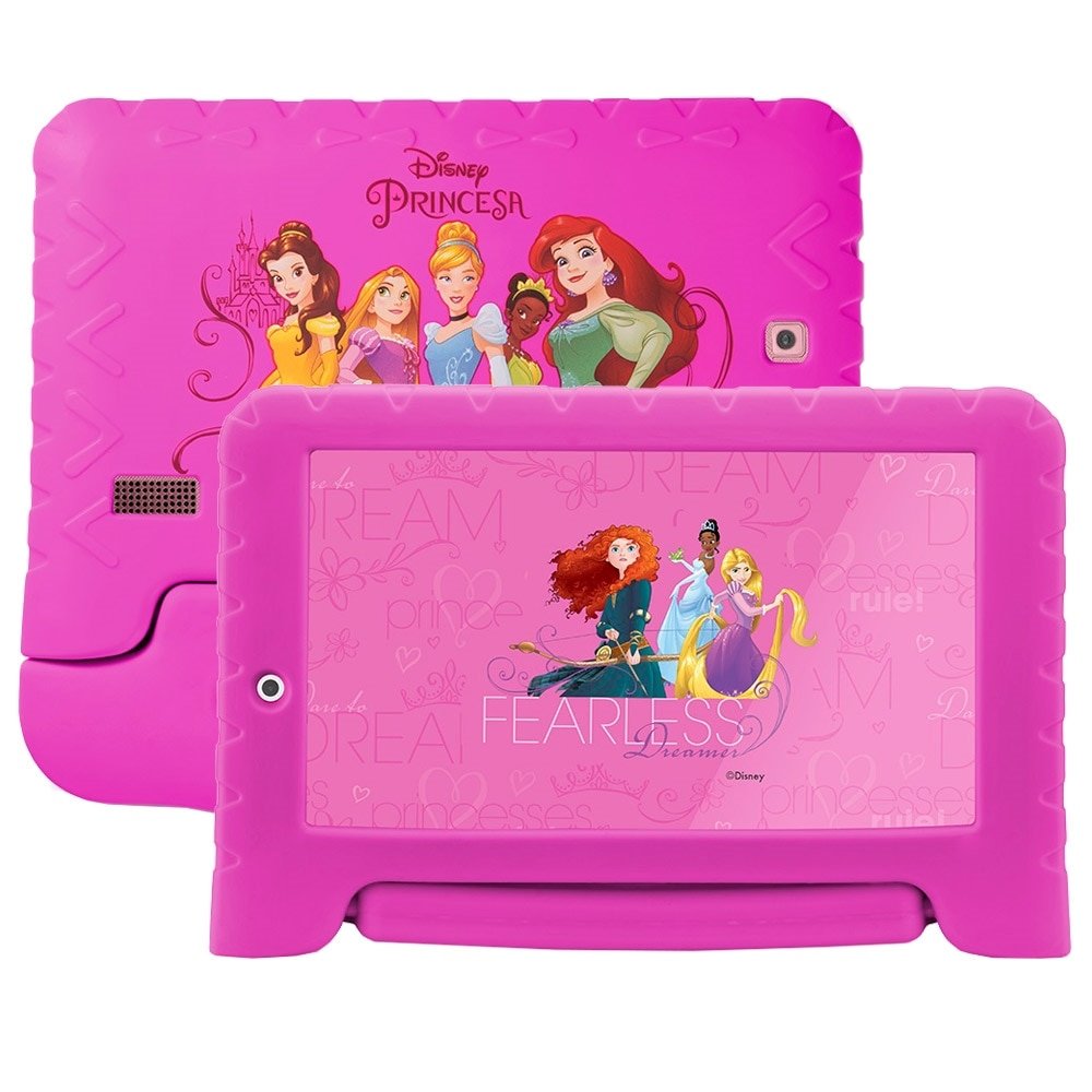 Tablet Multilaser Disney Princesas Plus Nb281 Rosa 8gb Wi-fi