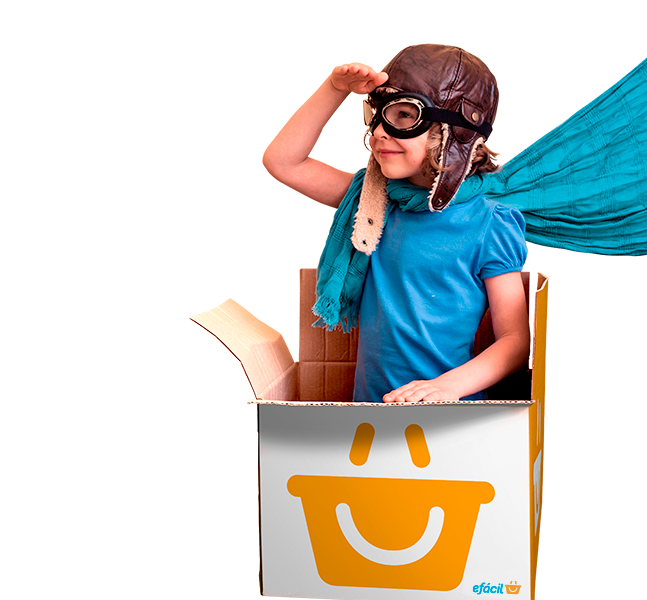 Menino olhando para frente