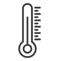Ilustração de um termômetro.