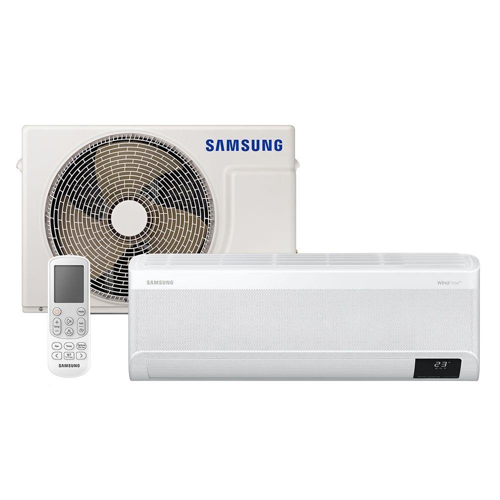 Ar Condicionado Split Inverter Samsung WindFree Connect 18000 BTUS Quente e Frio 220V AR18