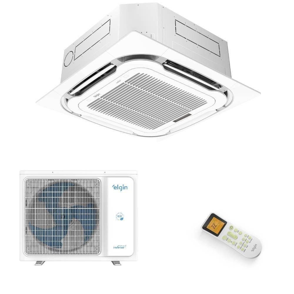 Ar Condicionado Split Cassete Elgin Plus Inverter 24000 BTUs Frio 220V KDFE24C2CA