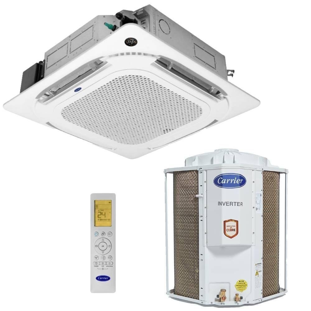 Ar Condicionado Split Cassete Carrier 4 Vias 60000 BTUs Frio Inverter 220V Monofasico 38CC