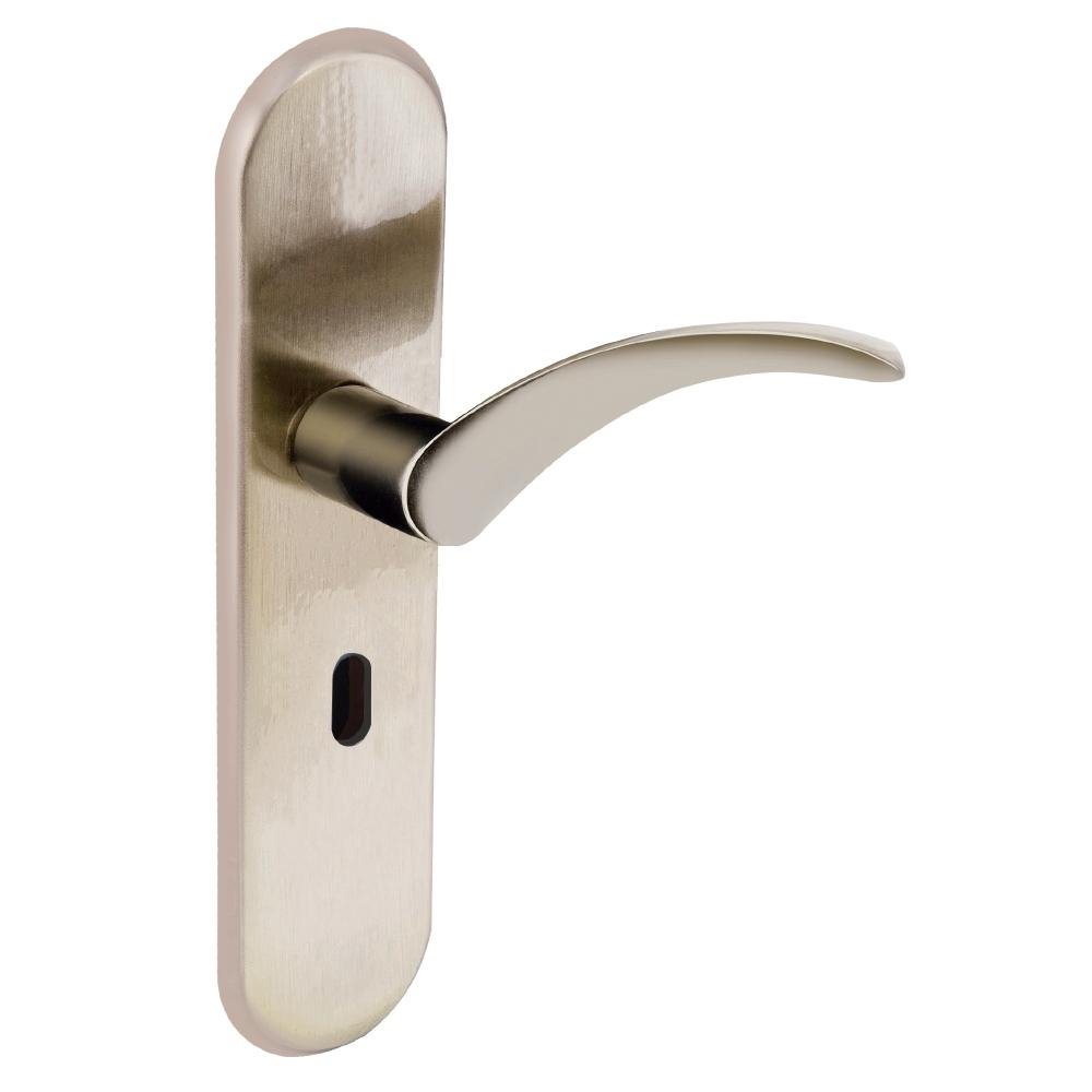 Fechadura interna onda espelho s40 bronze latonado Alianca Metalurgica
