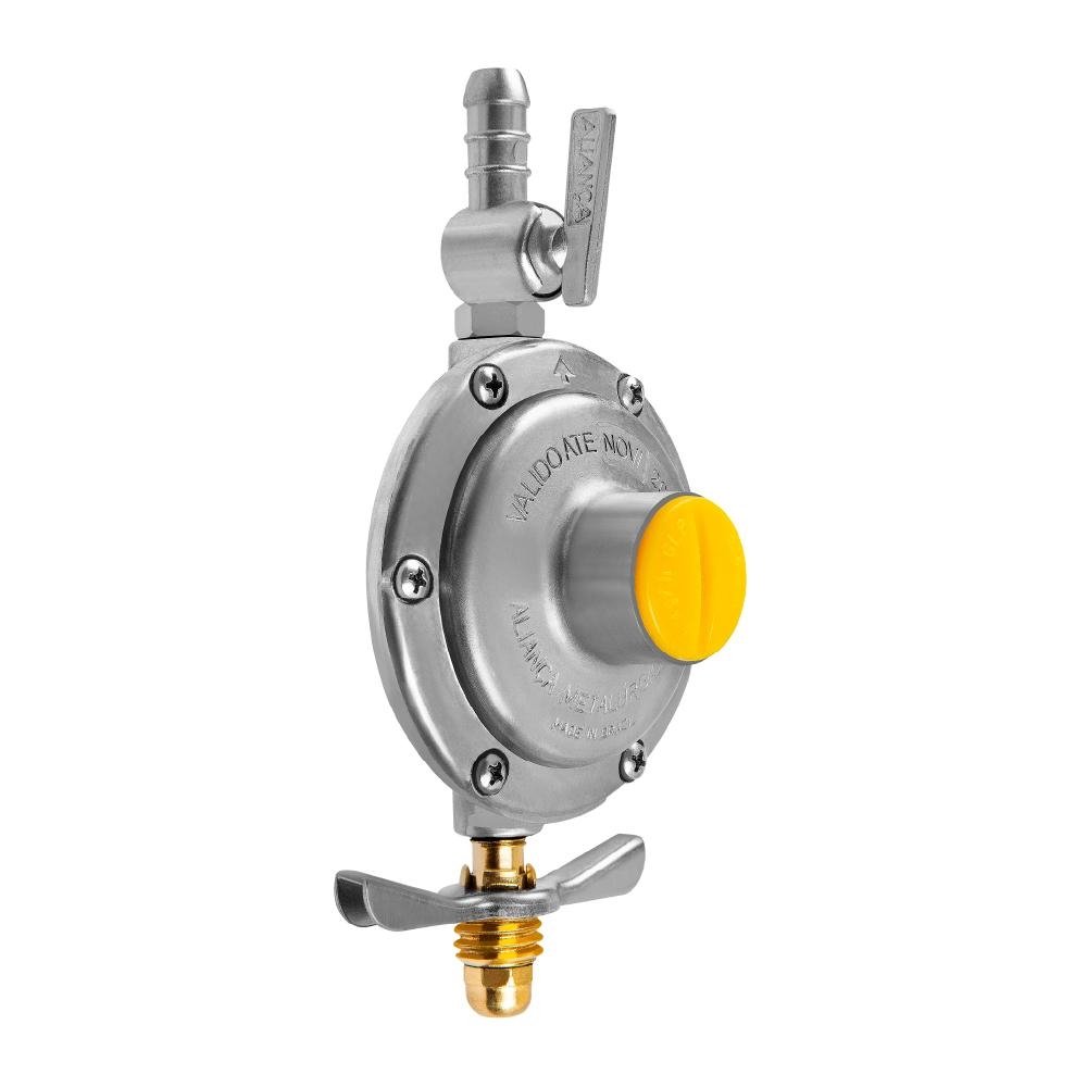 Regulador de gas domestico 506/01 com mangueira 80cm Alianca