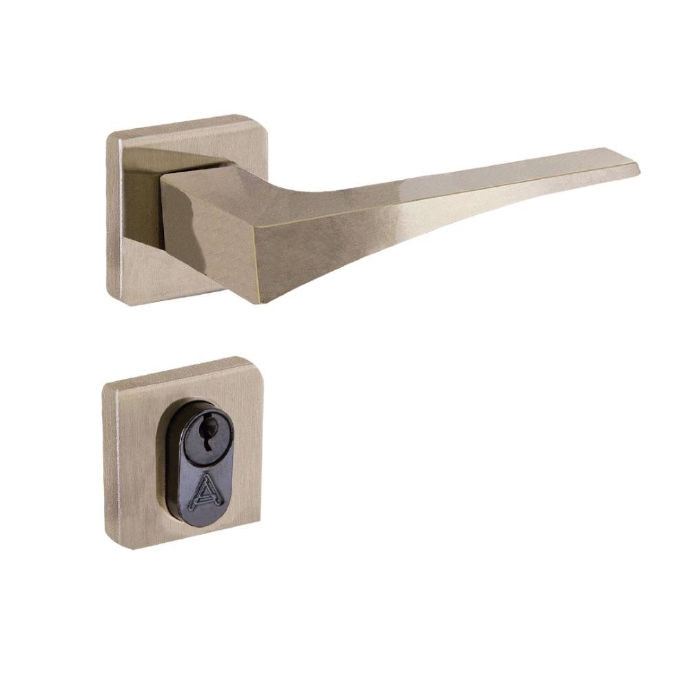 fechadura entrada roseta maxx s40 bronze latonado alianca
