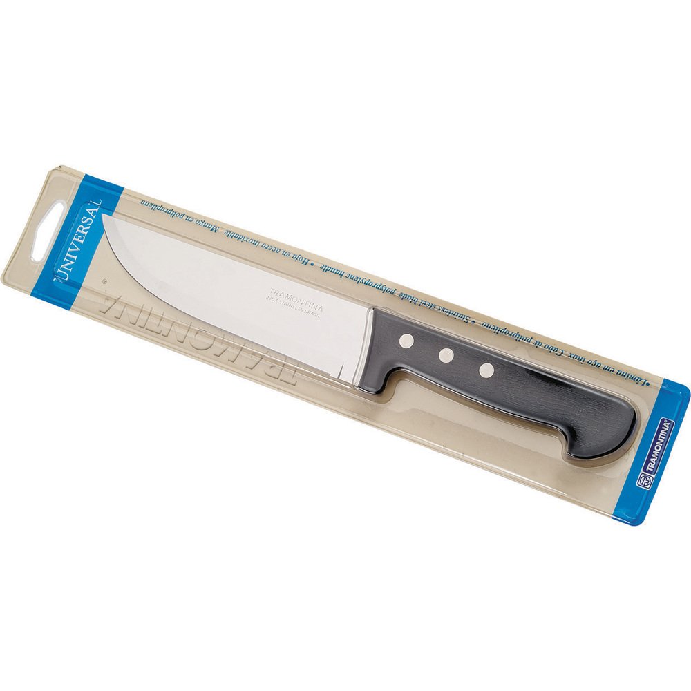 Faca Cozinha Tramontina 8'' Inox Cabo Preto SM