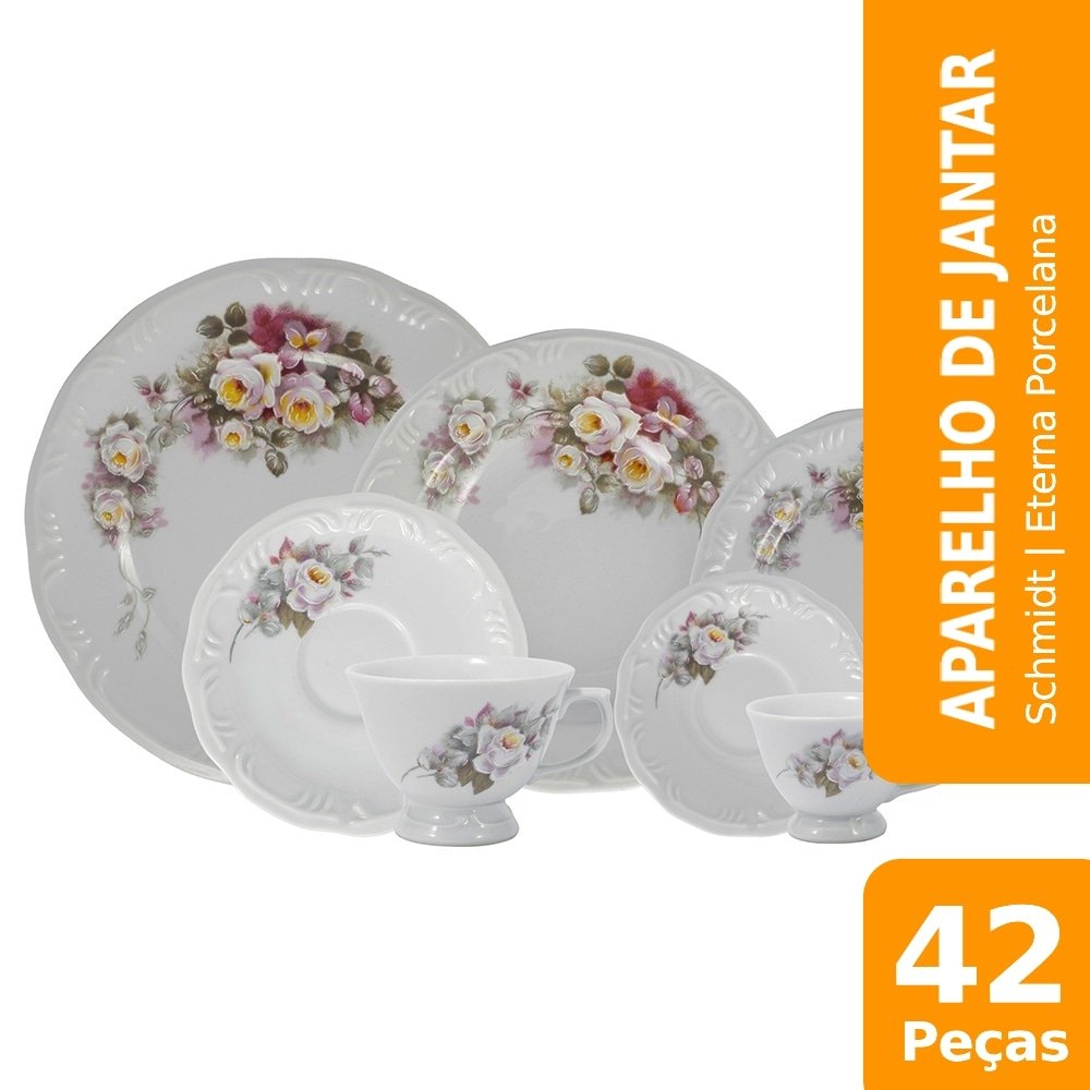 Featured image of post Aparelho De Jantar Schmidt Eterna 42 Pe as Aparelho de jantar ch caf schmidt porcelana eterna 42 pe as