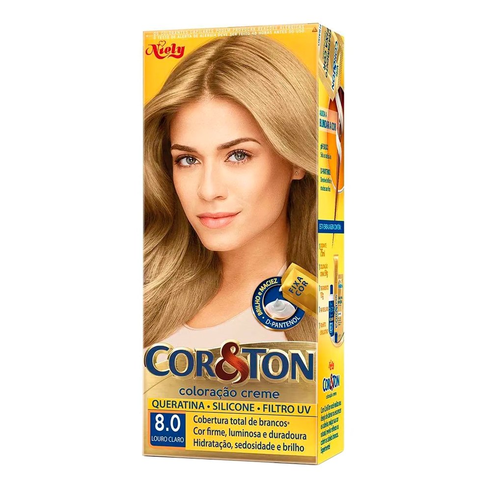 Tintura Cor&Ton 8.0 Louro Claro 50g