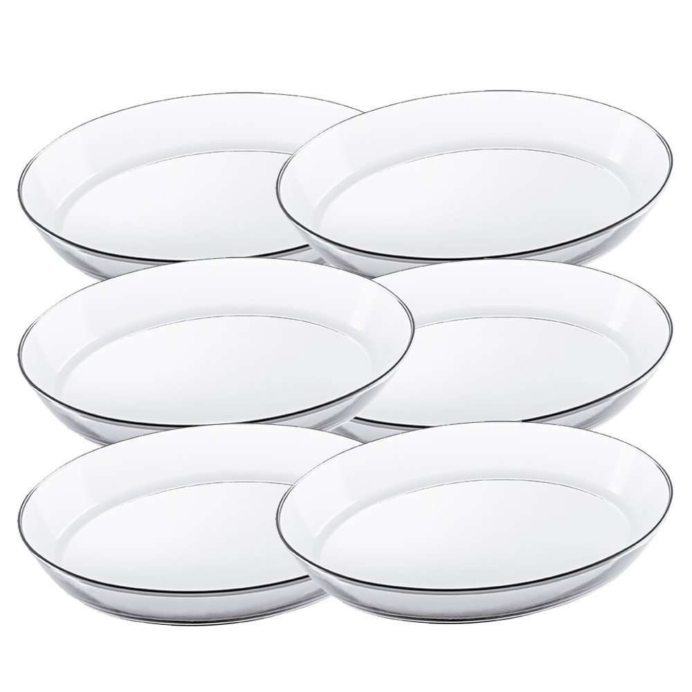 Conjunto de Assadeiras Marinex Oval 4 Litros Grande 6 Peças
