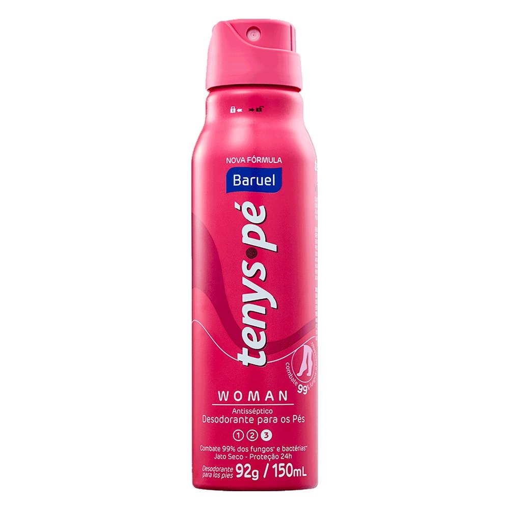 Desodorante para os Pés Tenys Pé Baruel Woman | Jato Seco 92g