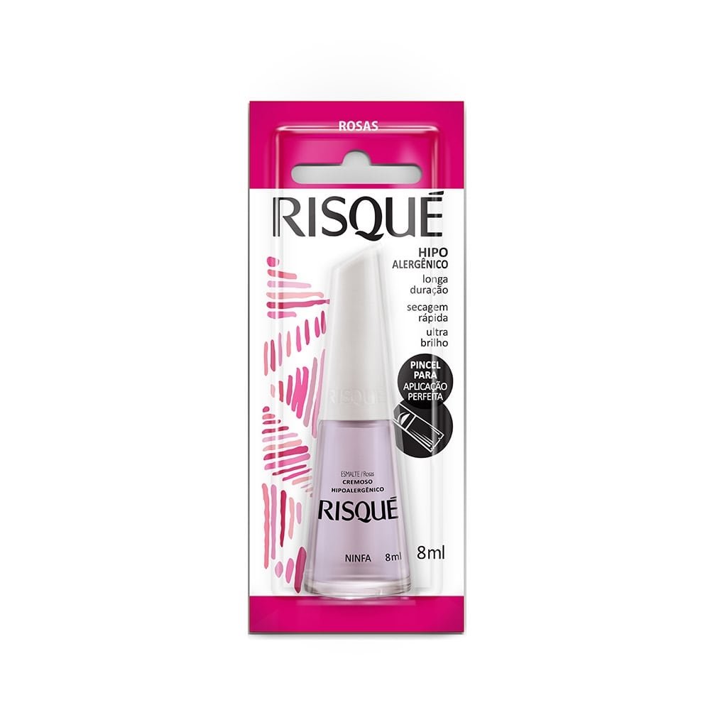 Esmalte Risqué Cremoso Ninfa Blister 8ml