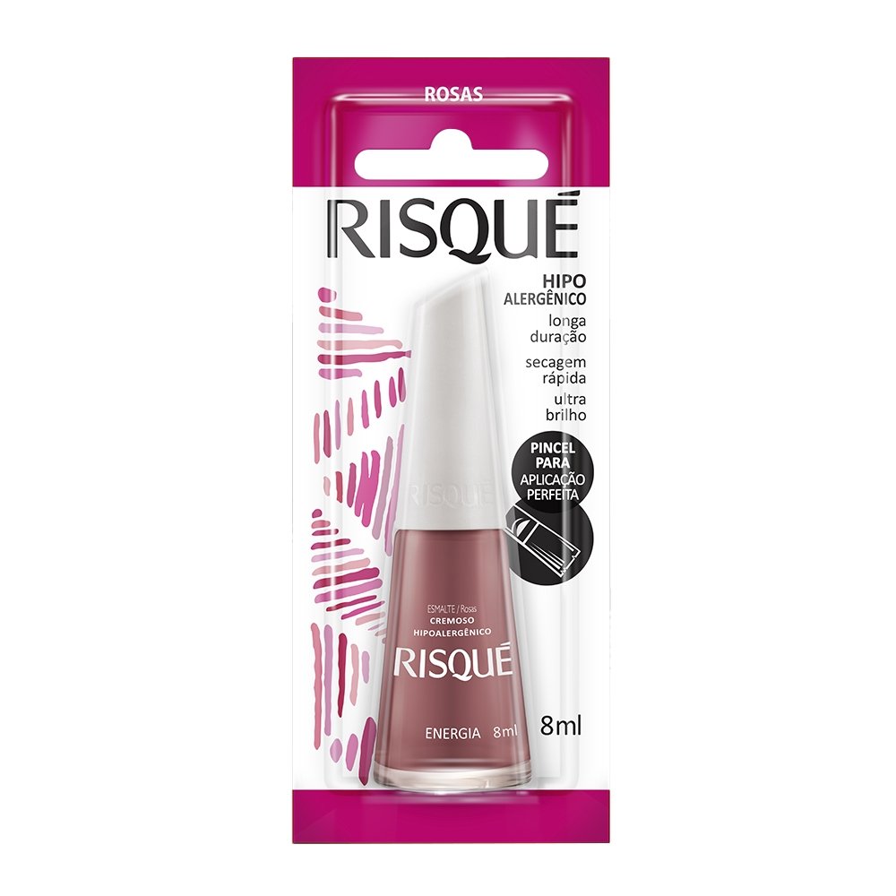Esmalte Risqué Ultra Cremoso Energia Blister 8ml