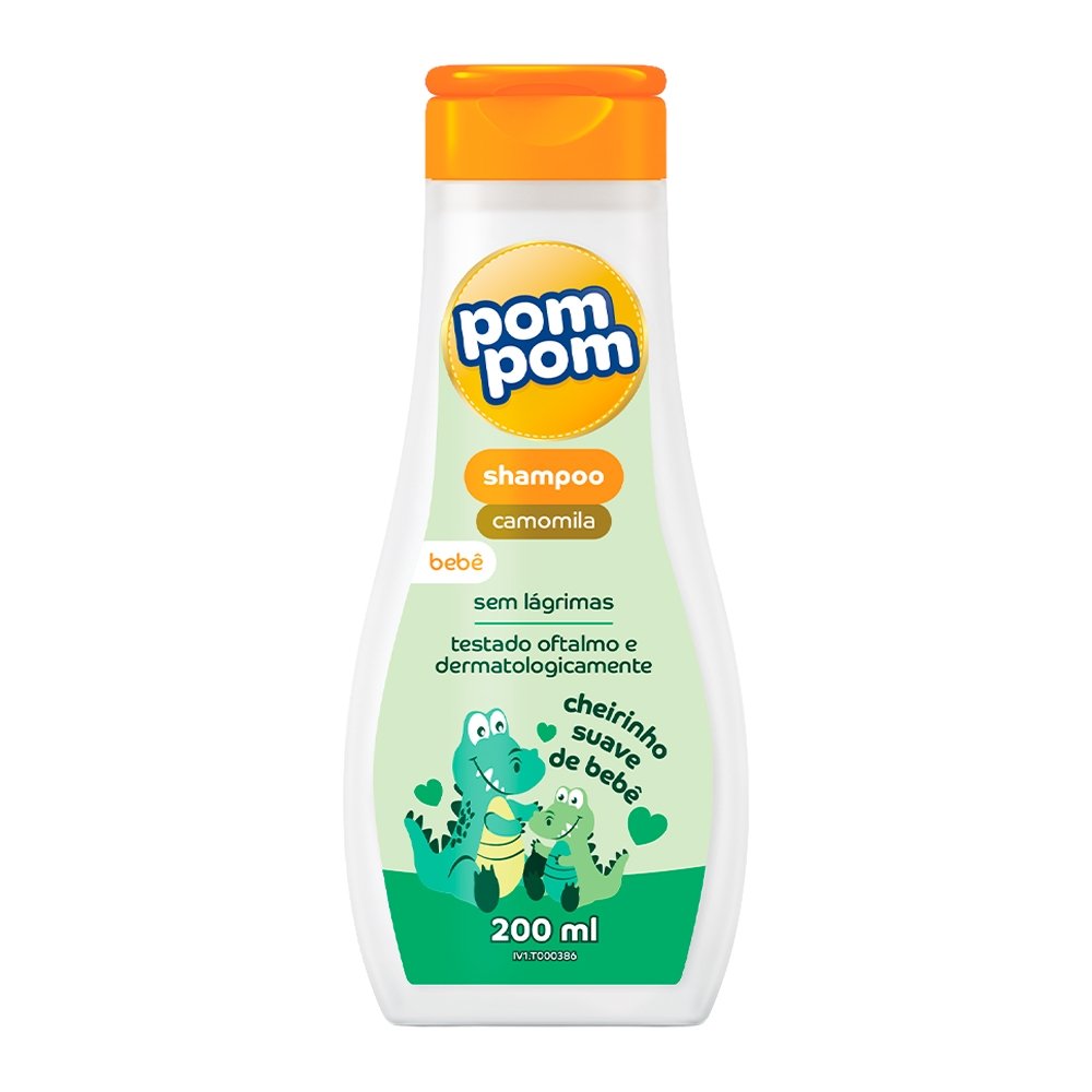 Shampoo Pom Pom Camomila - Embalagem com 1 Unidade De 200ml