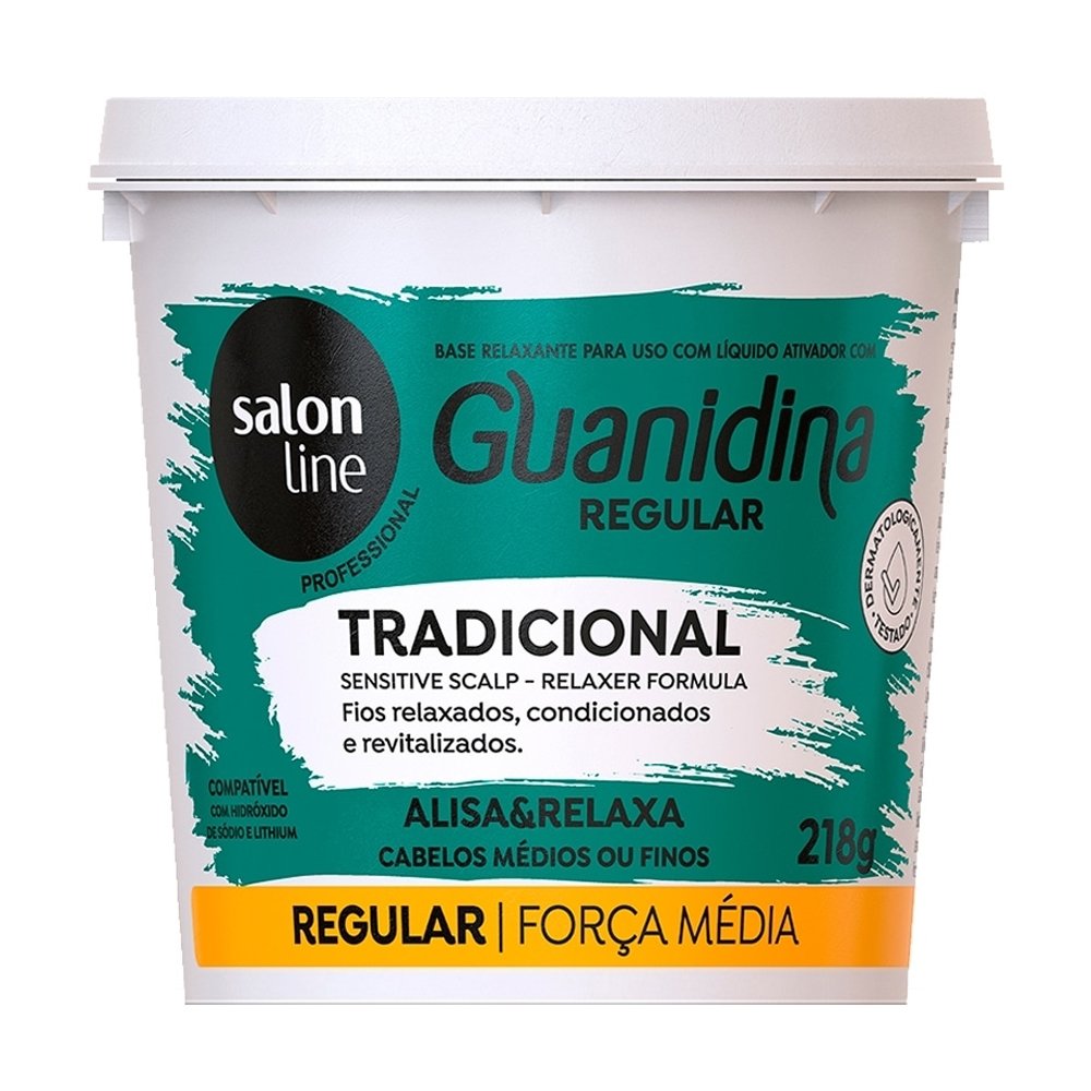 Alisante em Creme Salon Line Guanidina Regular Tradicional 218g