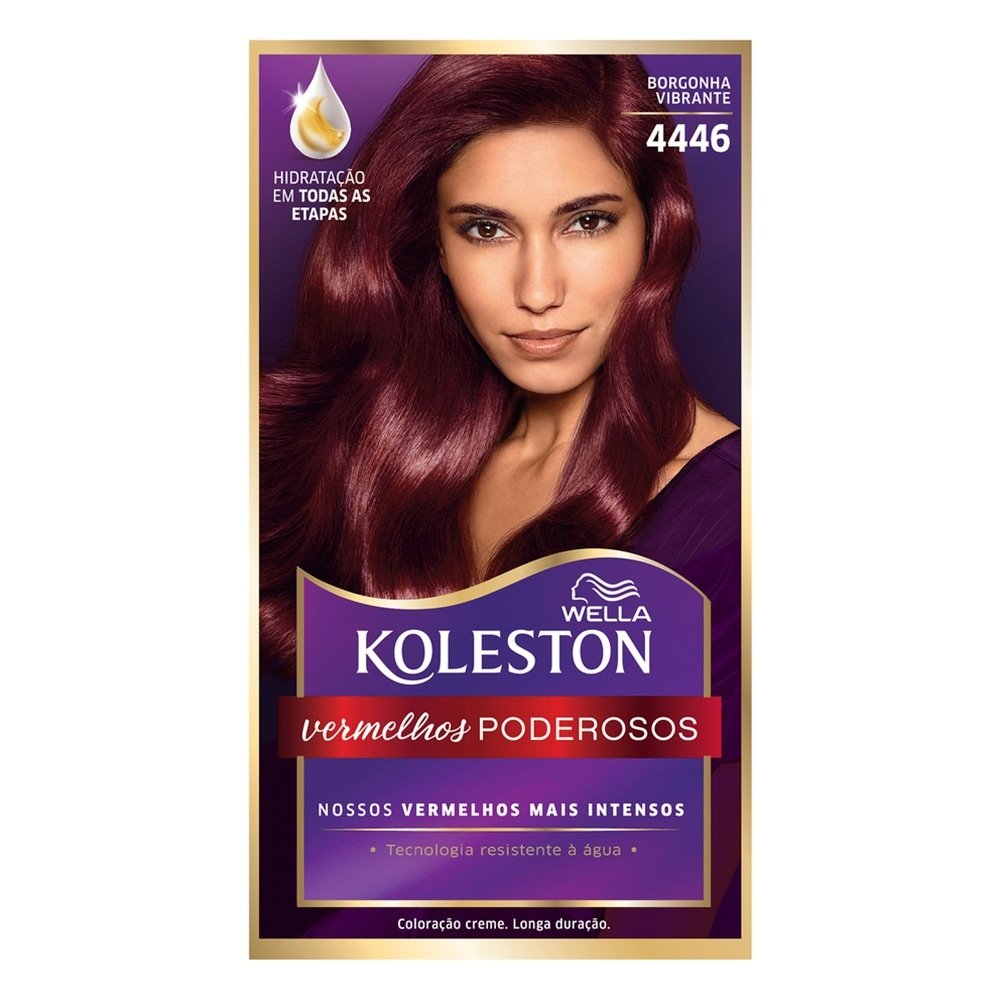 Tintura Koleston 4446 Borgonha Vibrante 55g