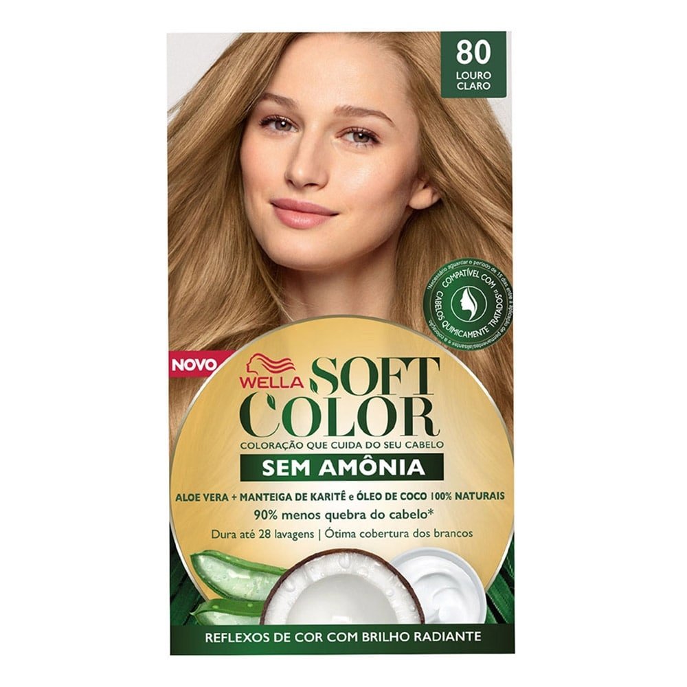 Tintura Soft Color 80 Louro Claro 35g