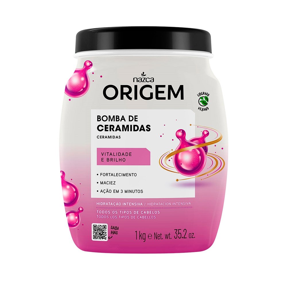 Creme de Tratamento Origem Bomba Ceramidas, 1Kg eFácil