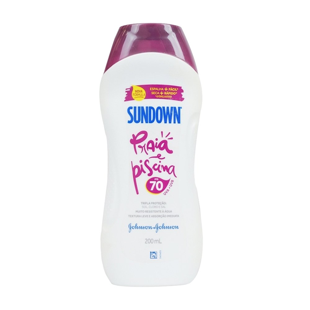 Protetor Solar Sundown Praia e Piscina FPS70 200ml