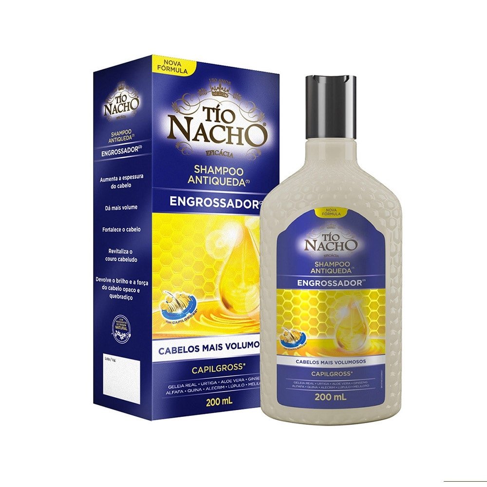 Shampoo Tio Nacho Antiqueda Engrossador 200ml