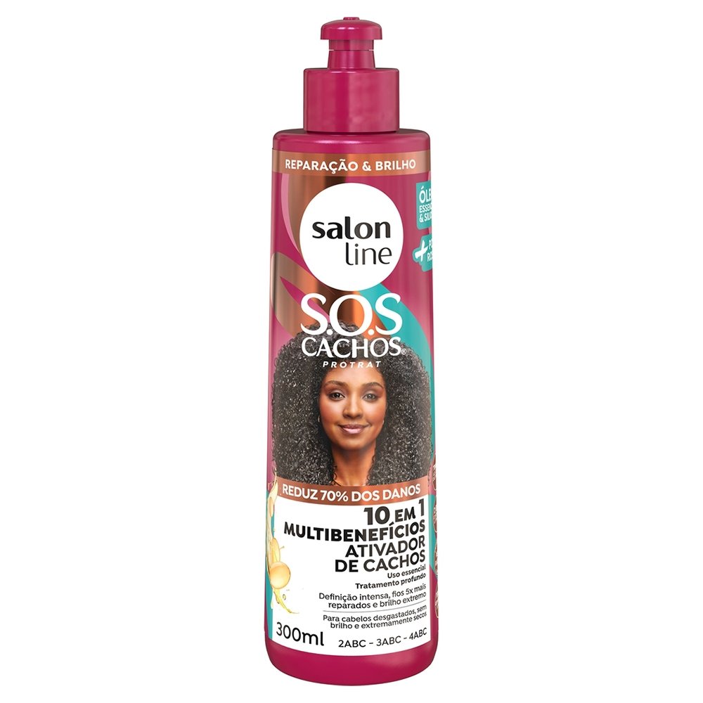 Creme Ativador de Cachos Salon Line SOS + Poderosos 300ml