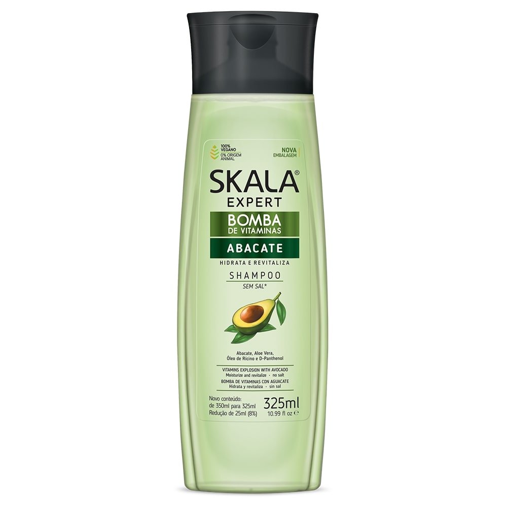 Shampoo Skala Bomba Abacate 325ml