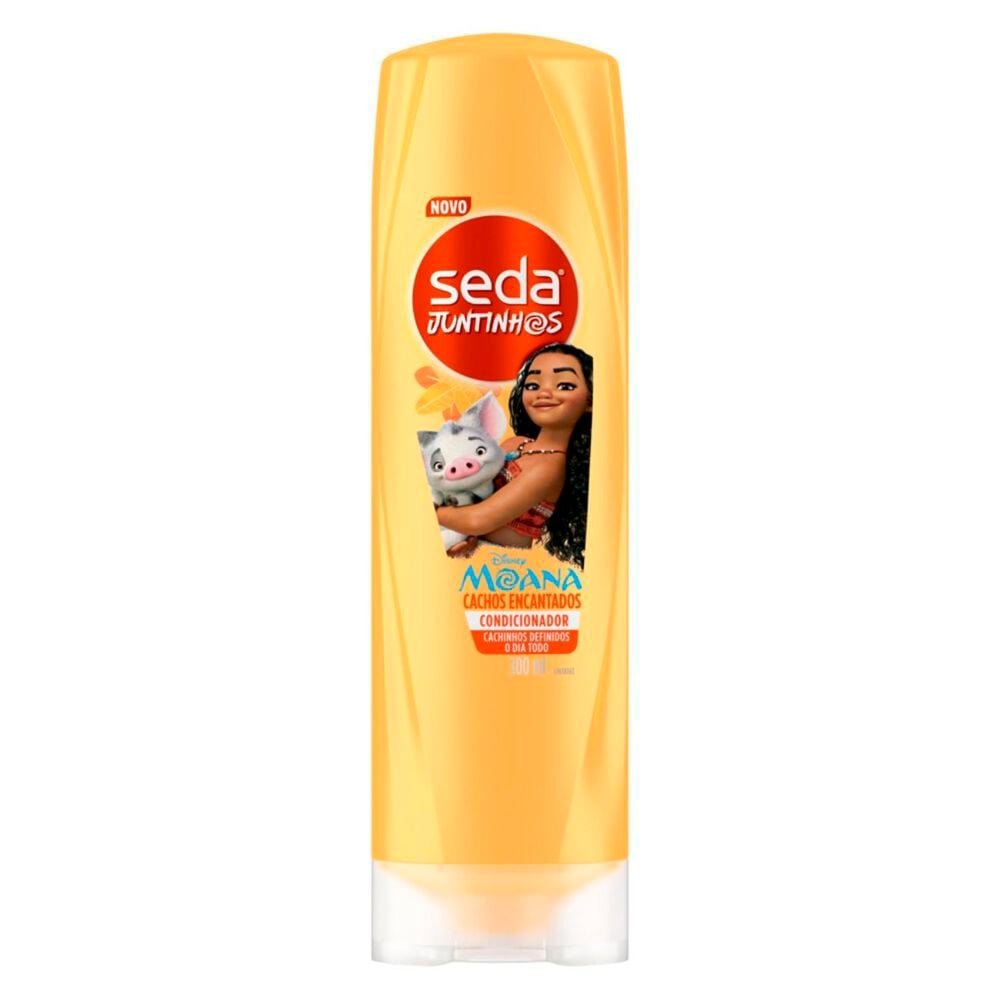 Condicionador Seda Infantil Juntinhos Moana Cachos Encantos 300ml