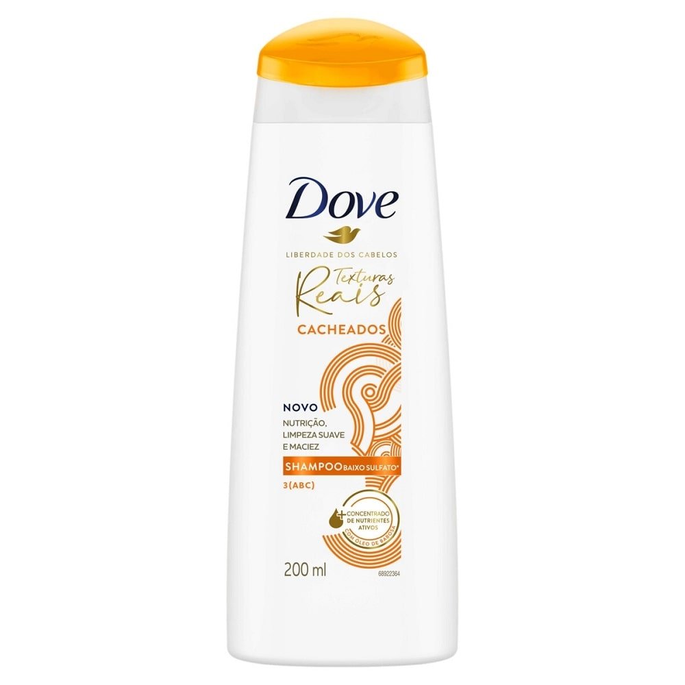 Shampoo Dove Texturas Reais Cabelos Cacheados 200ml eFácil