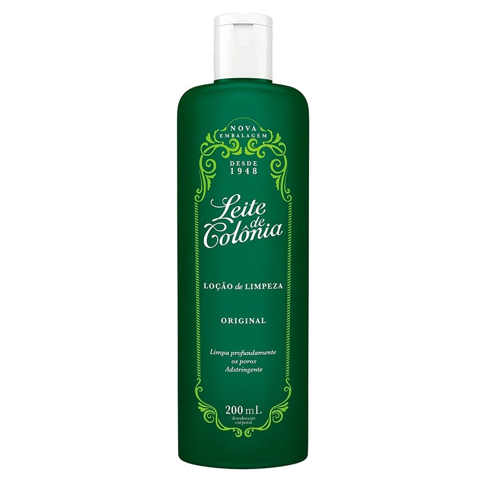 Leite de Colônia Loção de Limpeza Original 200ml