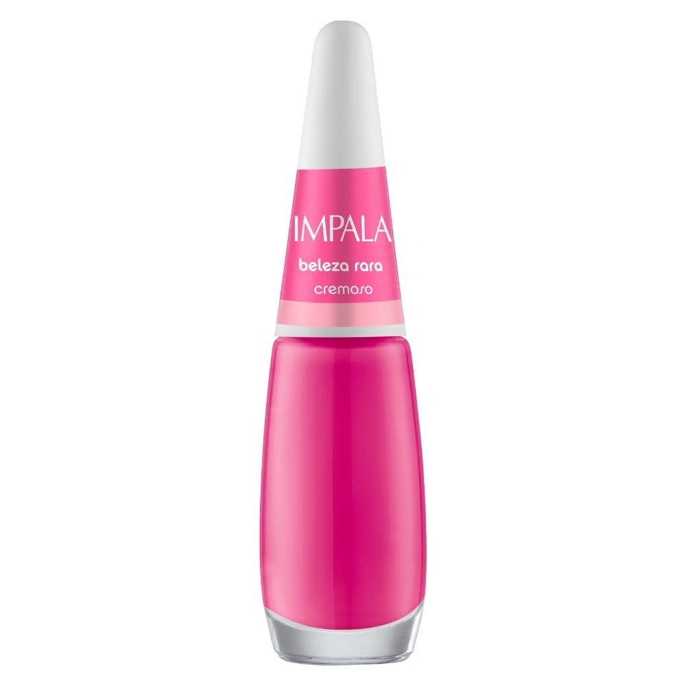 Esmalte Impala Cremoso a Cor da Moda Beleza Rara Blister 7,5ml