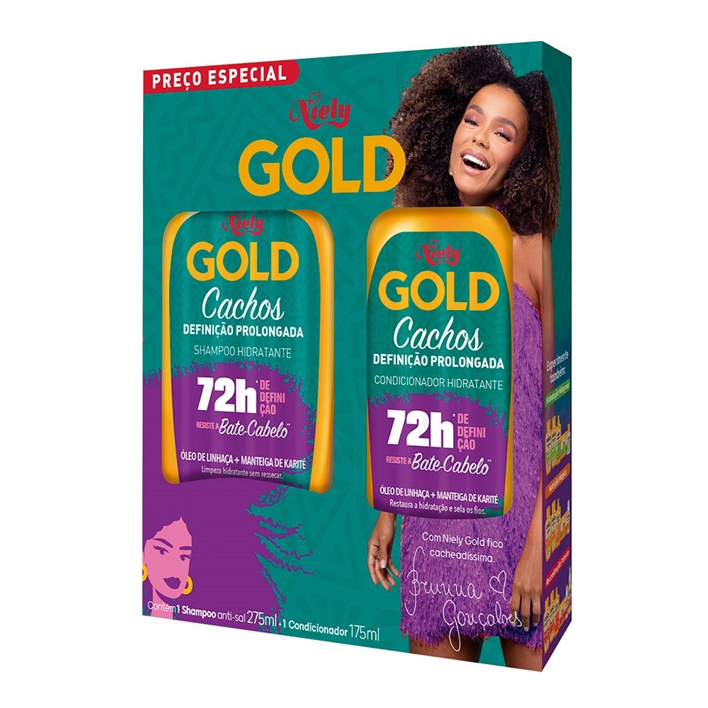 Shampoo + Condicionador Cachos Definição Prolongada 450ml