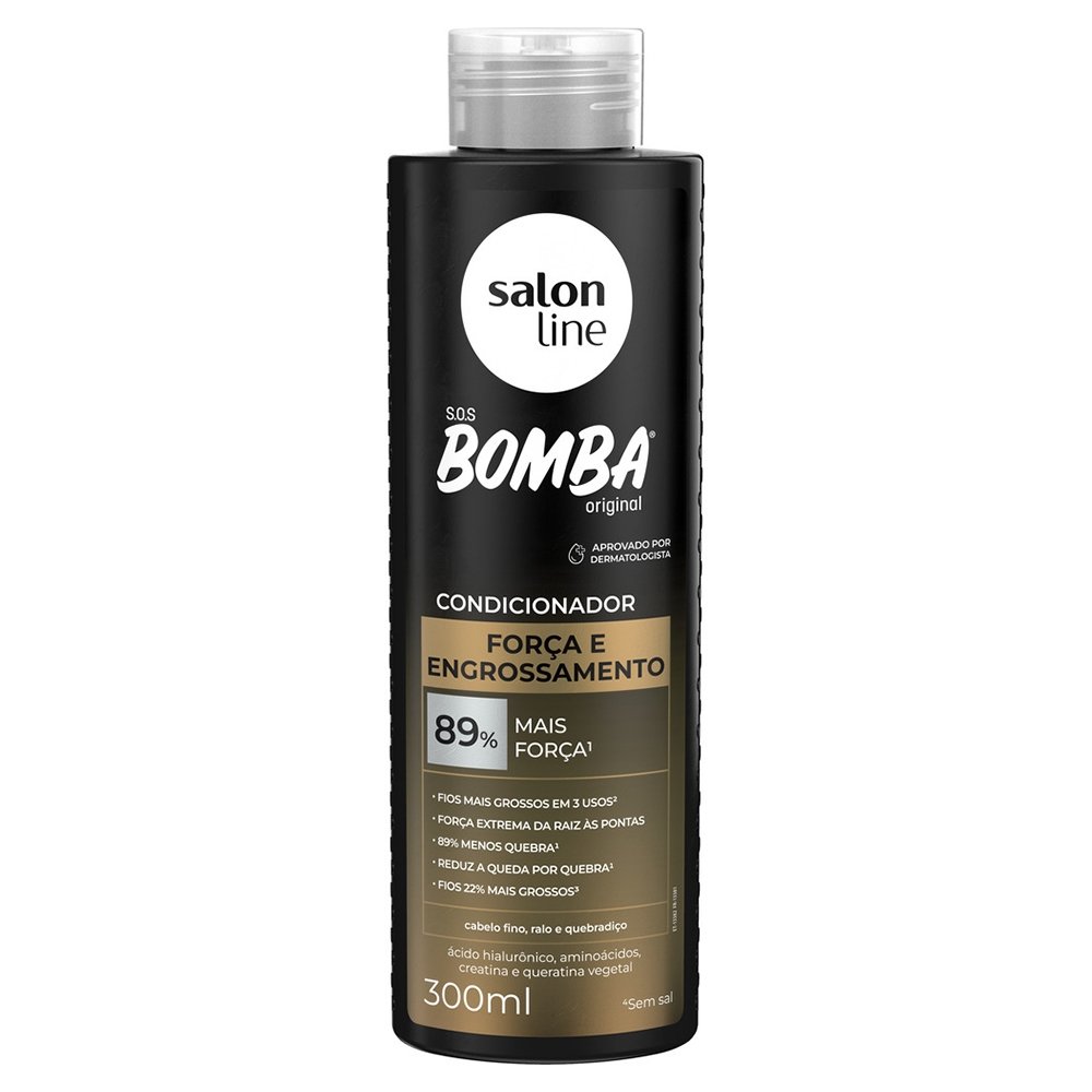 Condicionador Salon Line Bomba Força e Engrossamento 300ml