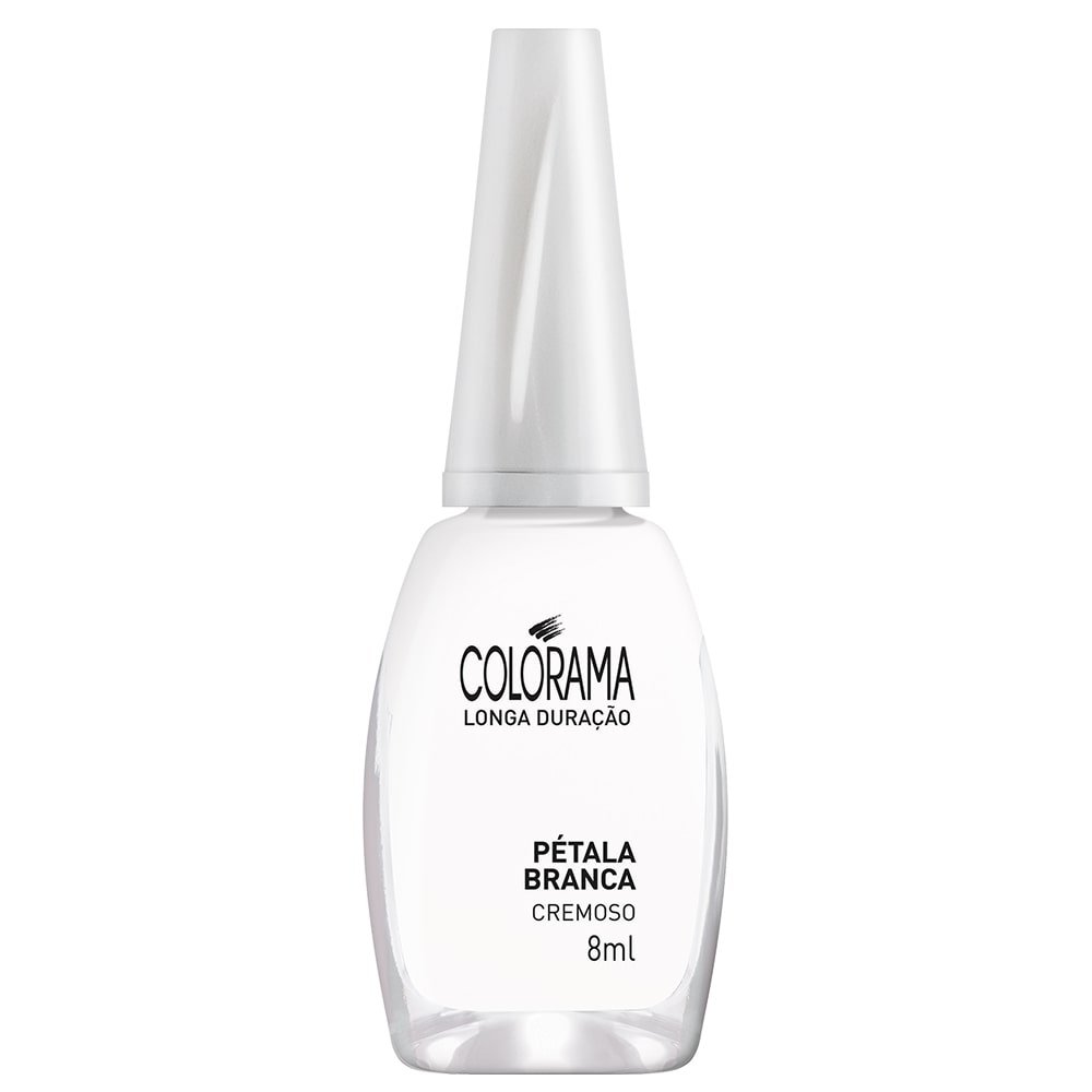 Esmalte Colorama Cremoso Pétalas Brancas Avulso 8ml