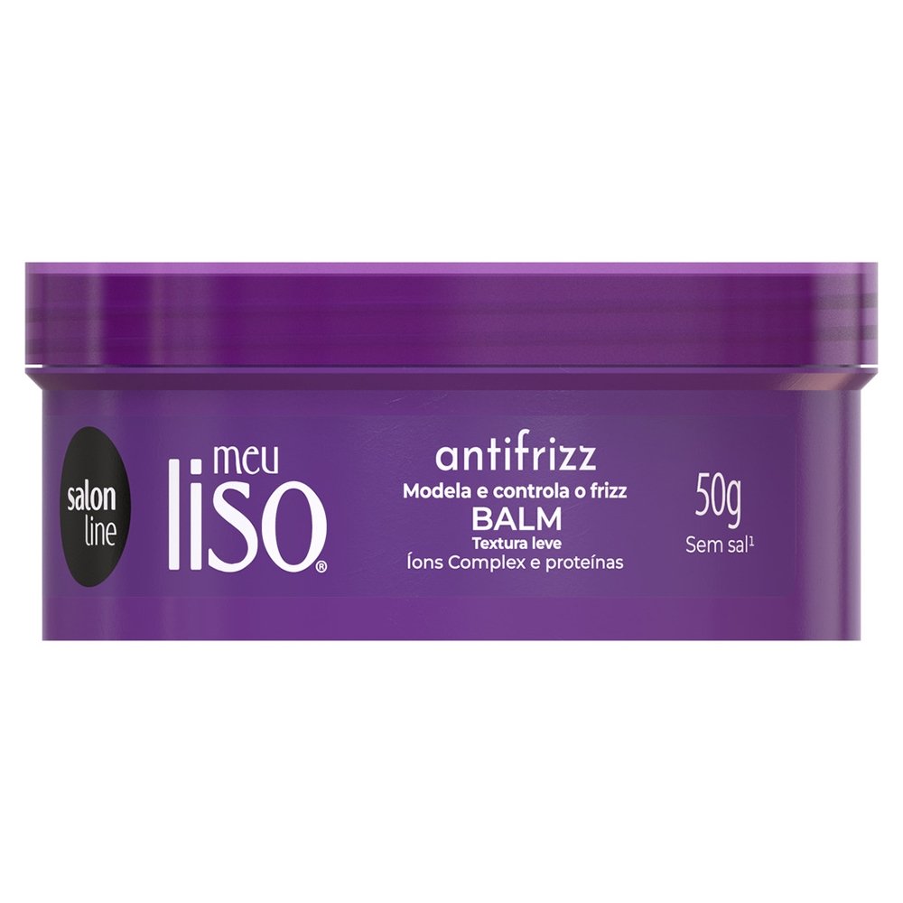 Creme Modelador Salon Line Meu Liso Balm Antifrizz 50g
