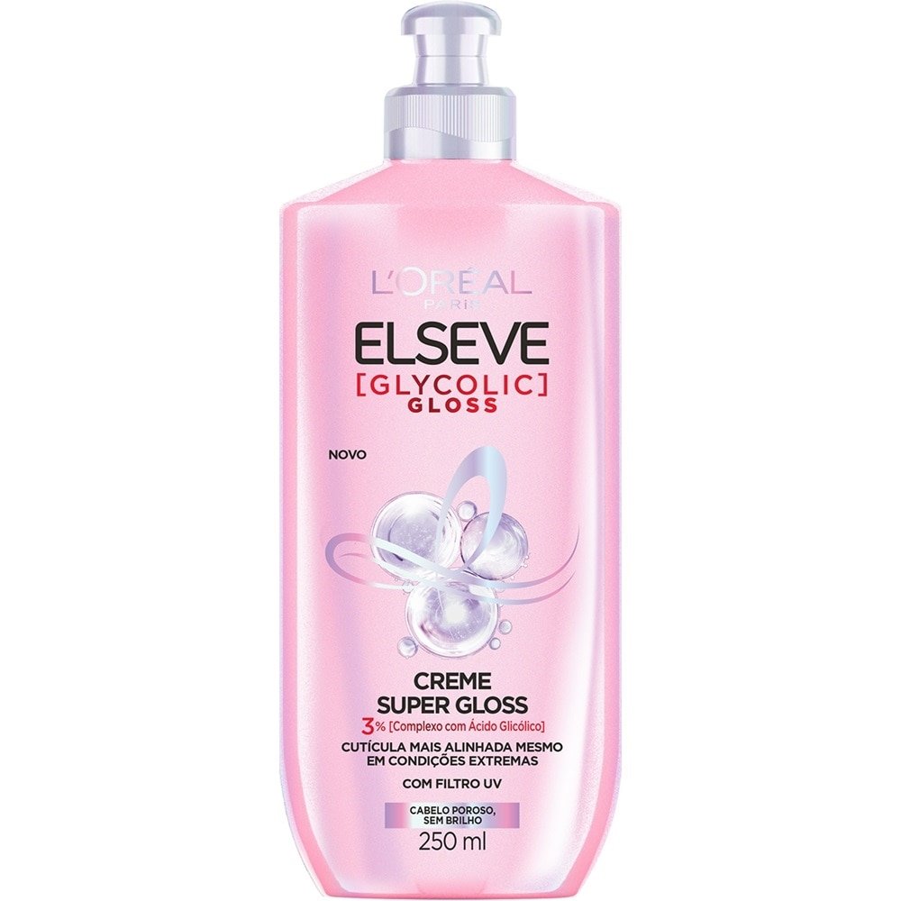 Creme Para Pentear Elseve Glycolic Gloss 250ml