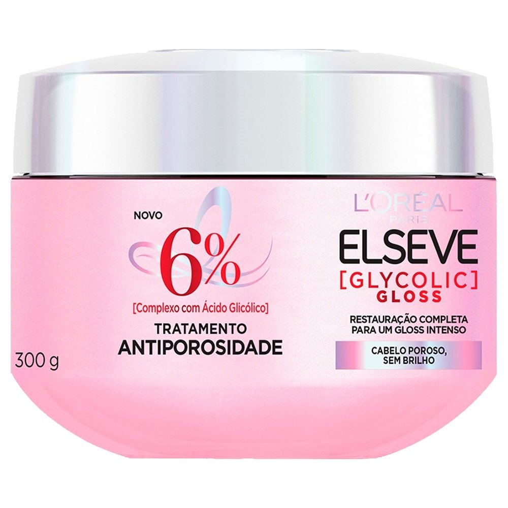Creme de Tratamento Elseve Glycolic Gloss L'Oréal Paris 300g