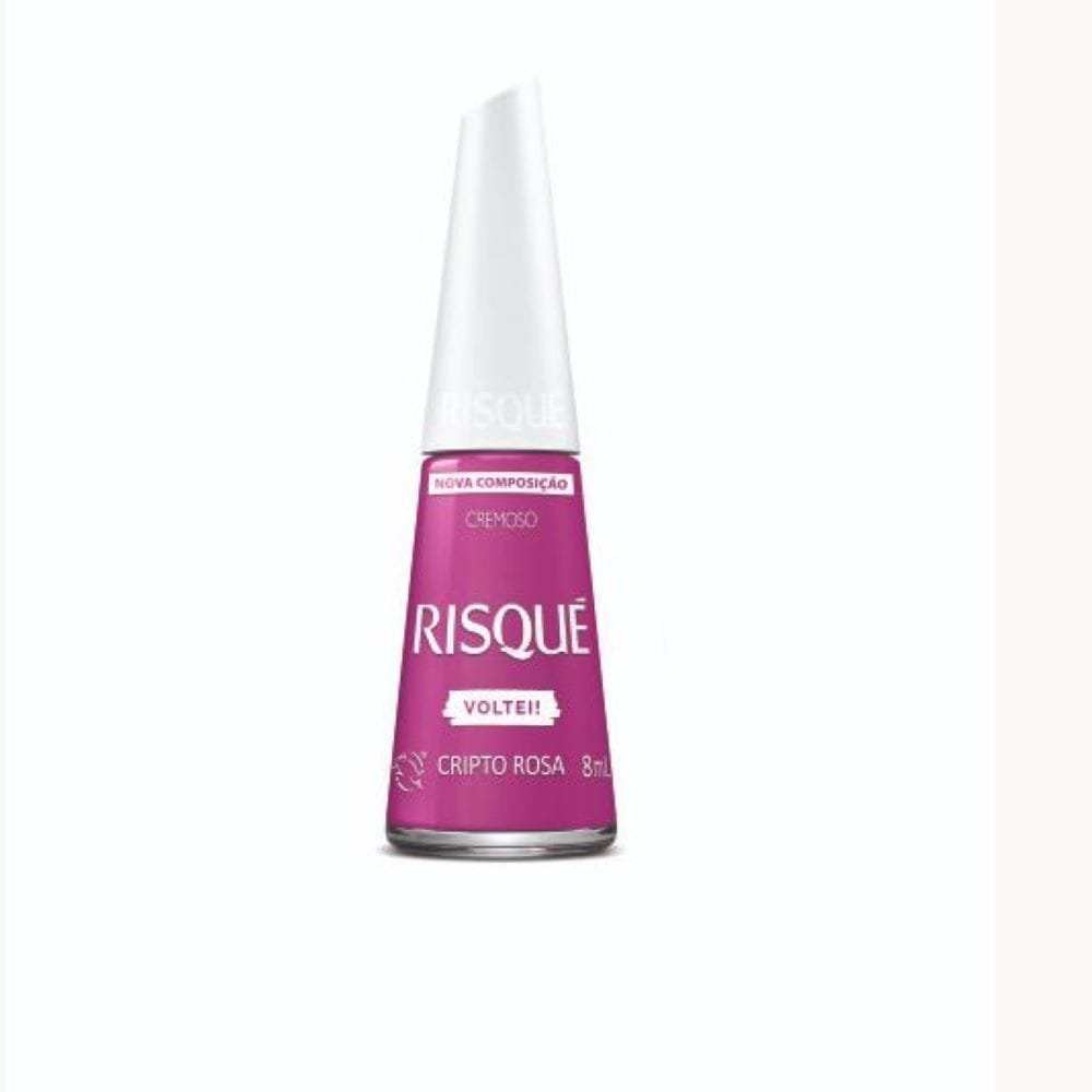 Esmalte Risqué Cremoso Cripto Rosa Avulso 8ml