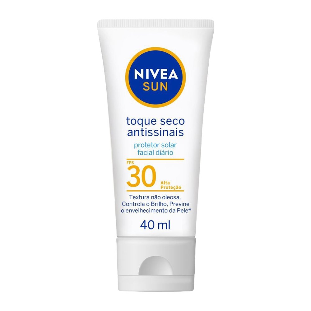Protetor Nivea Sun Facial Toque Seco FPS30 40ml