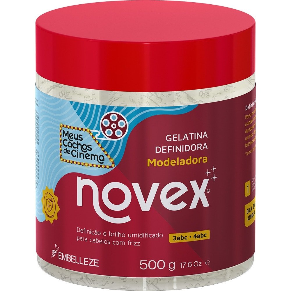 Gelatina Capilar Novex Cachos de Cinema 500g