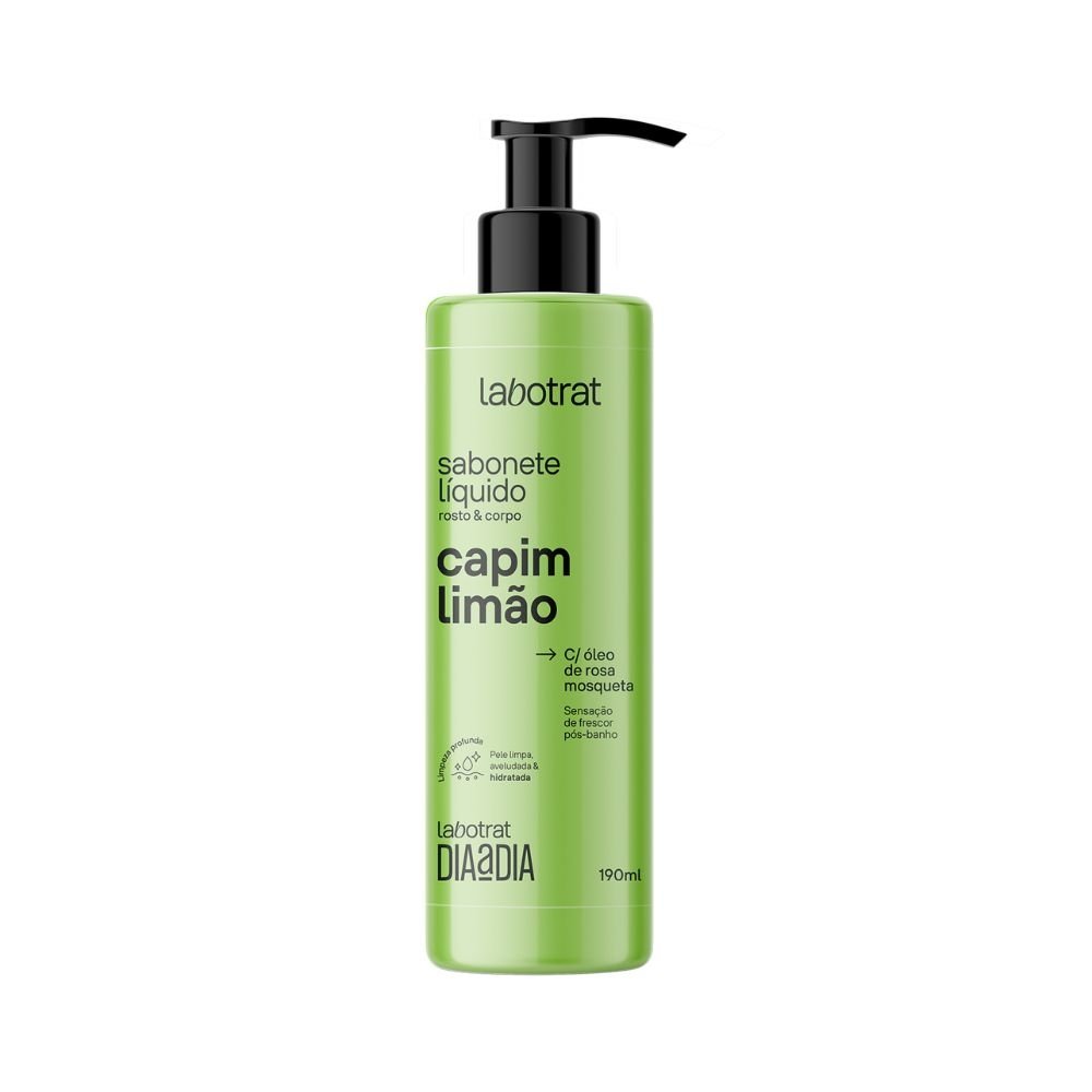Sabonete Líquido Labotrat Capim-Limão Dia a Dia 190ml