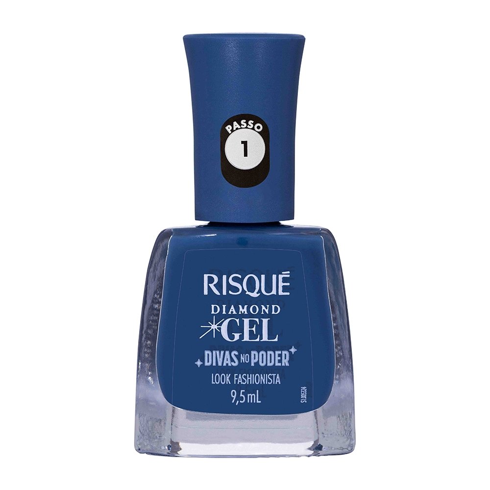 Esmalte Risqué Cremoso Dimond Gel Look Fashionista Avulso 9,5ml