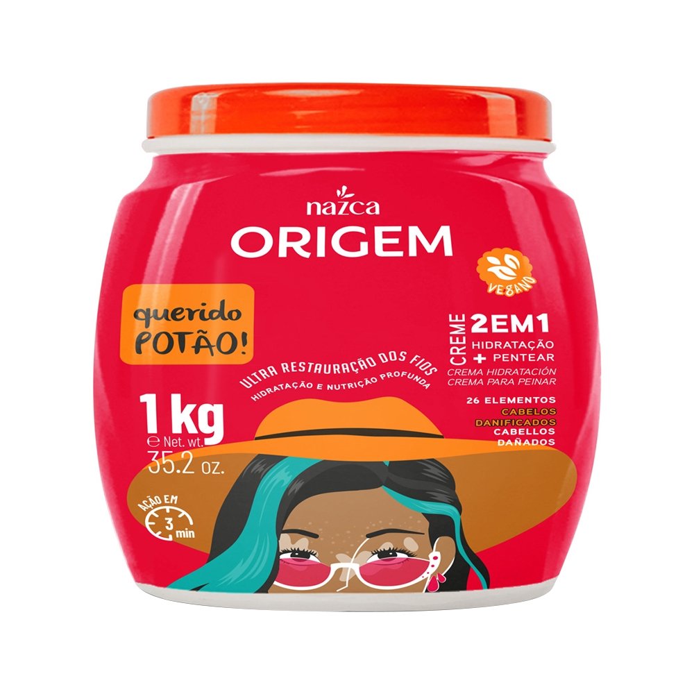 Creme de Tratamento Origem Querido Potão 1Kg