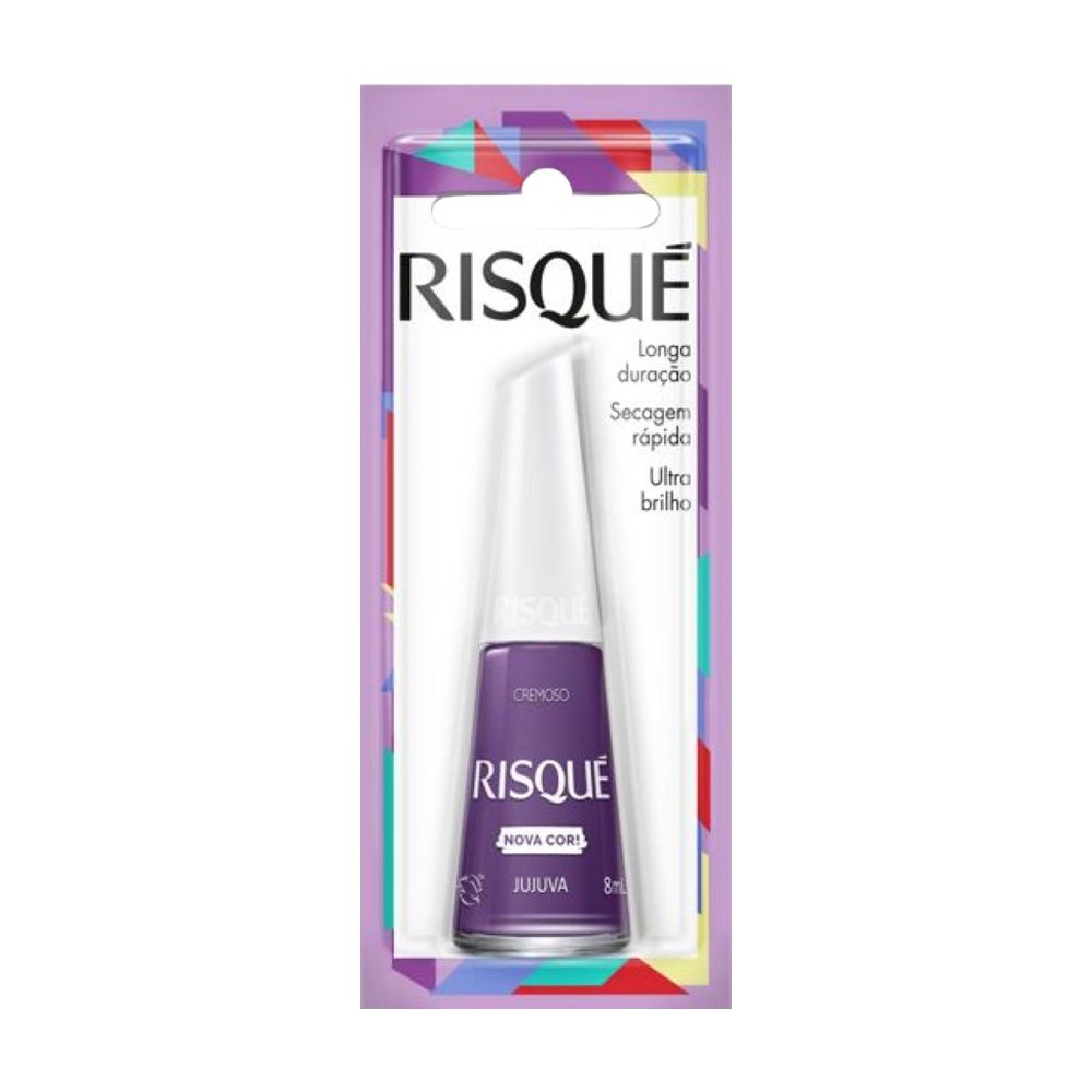 Esmalte Risqué Jujuva Cremoso Blister 8ml