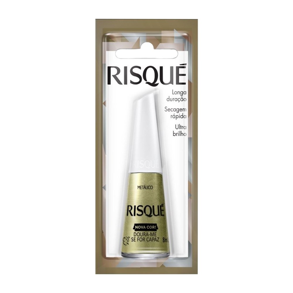 Esmalte Risqué Doura-Me Se For Capaz Metálico Blister 8ml