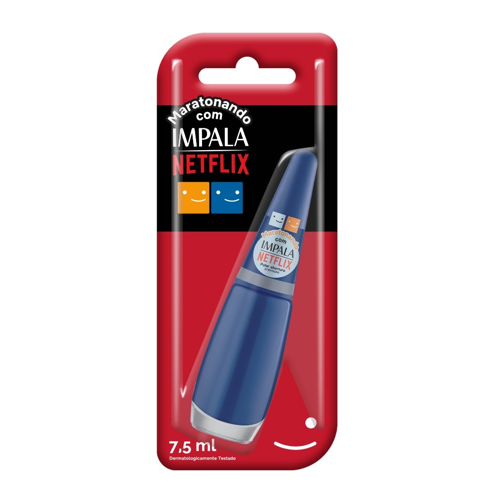 Esmalte Impala Cremoso Maratonando Netflix Pular Abertura Avulso 7,5ml