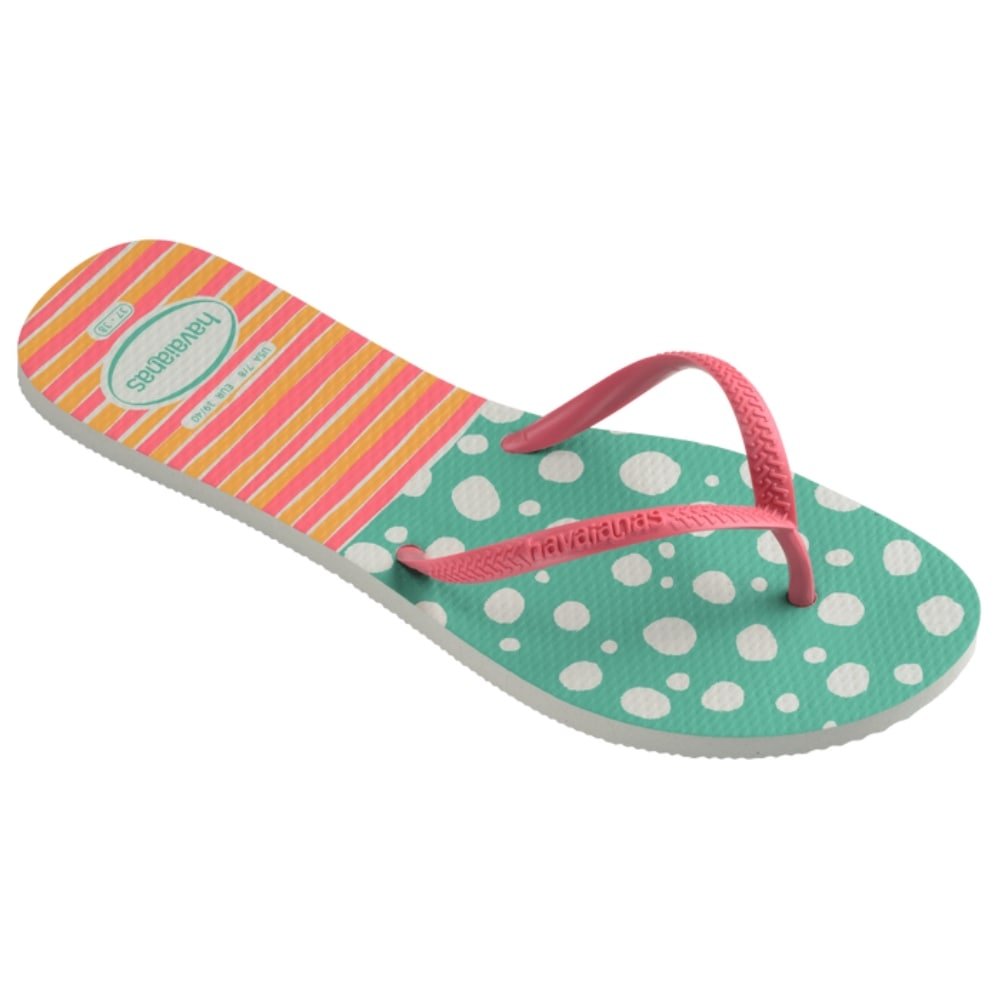 Havaianas Flat Mix Branco/Rosa | eFácil
