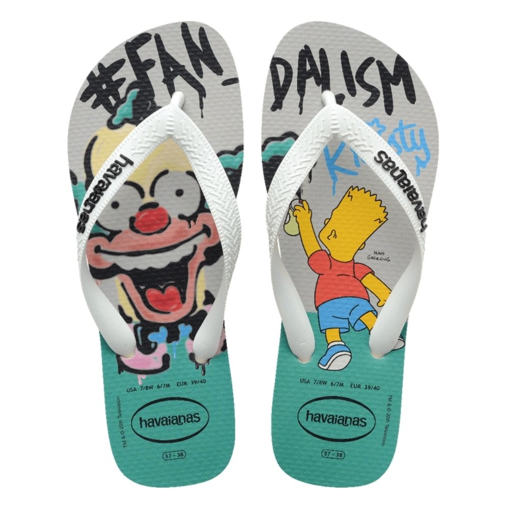 Havaianas Simpsons Bege Palha