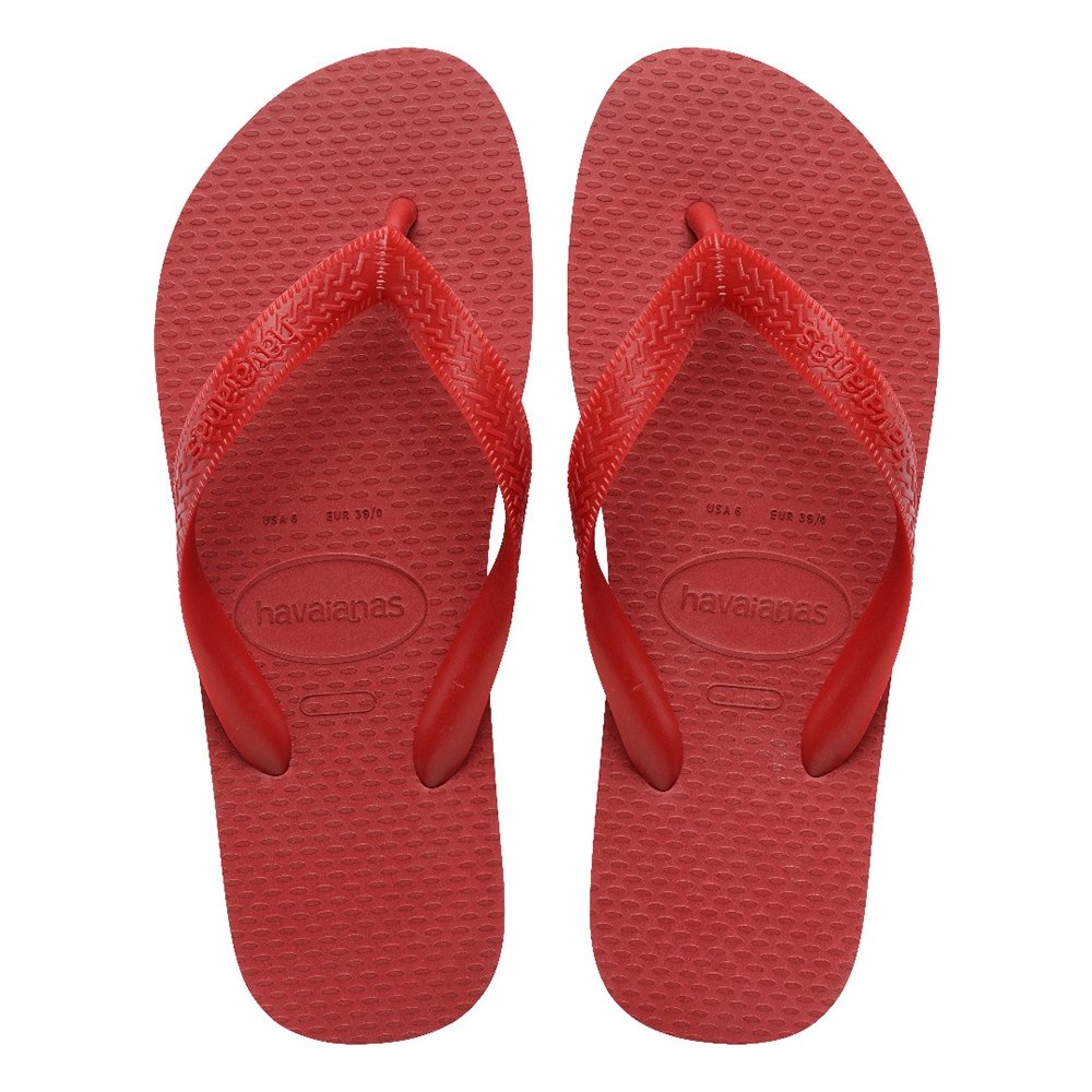 Havaianas Color Vermelho Apachê - Embalagem com 6 Unidades