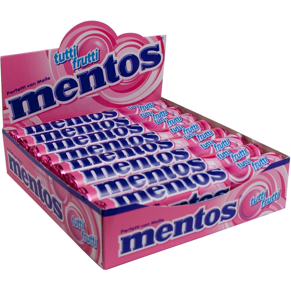 Drops Mastigável de Tutti 16 unidades Mentos
